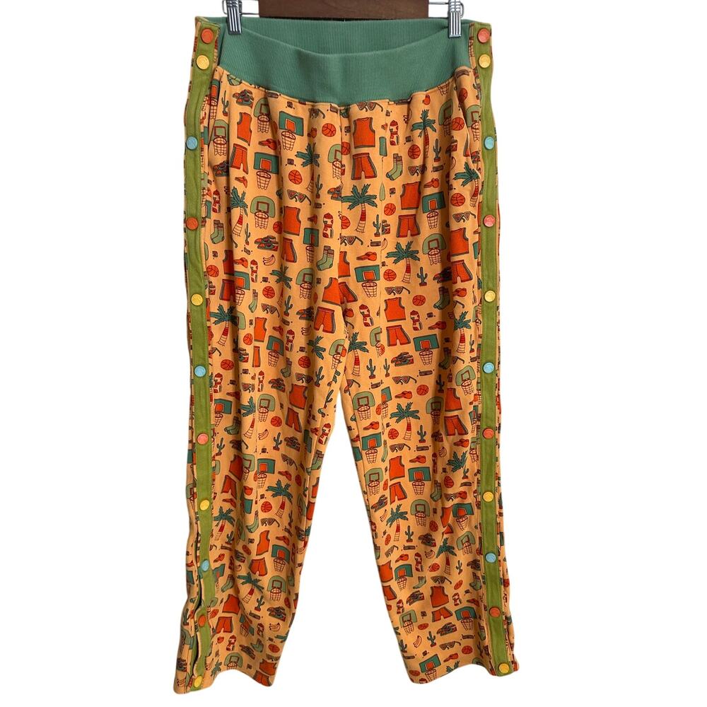 Mokuyobi Basketball-Themed Tear Away Pants Womans XL
